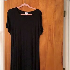 LuLaRoe Maria dress size small black